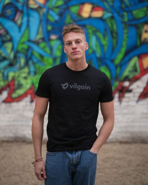 Vilgain Logo Tee XS Černá