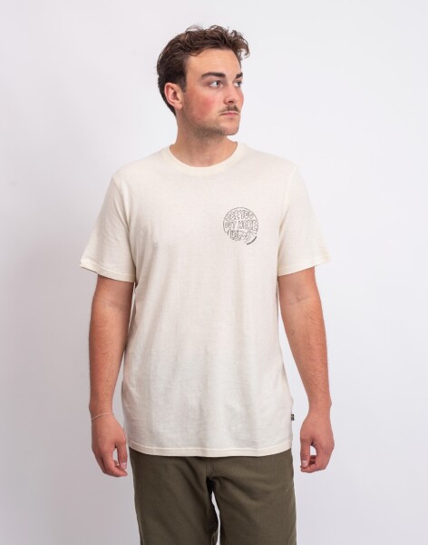 Tričko Fjällräven Hemp Blend Out Here T-shirt M 113 Chalk White