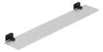 KLUDI - Vela S Polička, délka 60 cm, sklo/broušený Gunmetal 25973N2