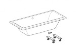 GEBERIT - Selnova Square Vana 180x80x42 cm, bílá 554.387.01.1