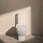 IDEAL STANDARD - Tesi WC kombi se sedátkem SoftClose, vario odpad, spodní napouštění, AquaBlade, bílá T371701