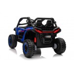Mamido Elektrické autíčko Buggy UTV KCK 4x4 modré 24V | 800W | 50 kg | EVA | LED | 2,4Ghz | ECO kůže
