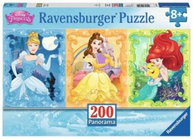 Ravensburger Disney: Princezny Panorama - 200 dílků