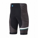 Cyklistické kraťasy Shimano TEAM SHORTS, Black/Green Velikost: L