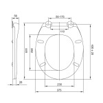 Mereo WC sedátko samozavírací CSS112S