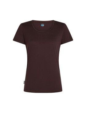 ICEBREAKER Wmns Merino 125 Cool-Lite Sphere III SS Scoop, Bittersweet velikost: XL