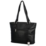 Stylová větší dámská kabelka přes rameno Amilla, černá