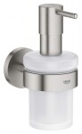 GROHE - QuickFix Start Dávkovač mýdla s držákem, sklo/supersteel 41195DC0