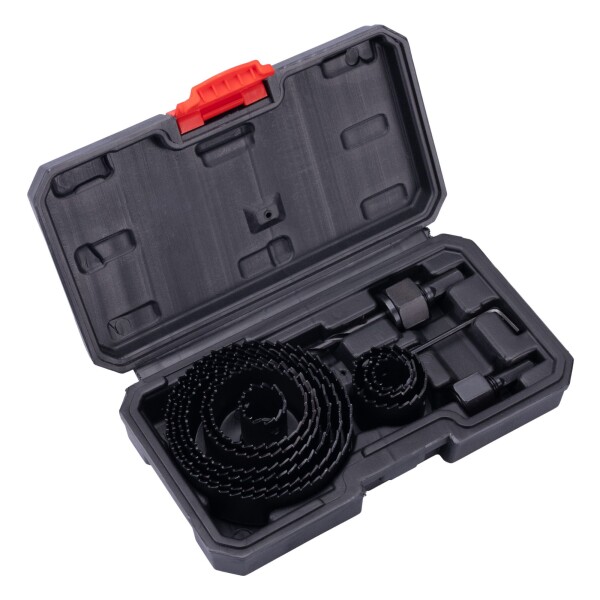 FESTA 24712 Sada vykružovacích pil 13ks – průměr 19–82mm