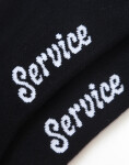 Service Works Knife & Fork Socks BLACK