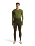 Pánské merino spodky ICEBREAKER Mens ZoneKnit 200 Leggings, Dark Loden velikost: XL