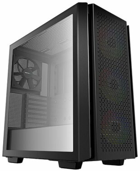 DEEPCOOL CG560 černá / E-ATX / 2xUSB 3.0 / 3x 120 mm + 1x140 mm / bez zdroje / průhledná bočnice (R-CG560-BKAAE4-G-1)