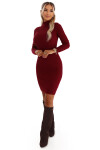Dámské šaty 652-1 Bordó - Numoco UNI bordó