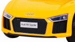 Mamido Dětské elektrické autíčko Audi R8 Spyder žluté