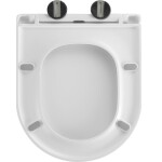 Erga Erga, WC sedátko z duroplastu, série Lily, Siena, Tina, bílá, ERG-V03-ND-SEATSH042-WH