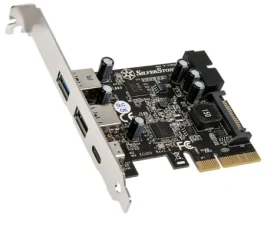 SilverStone ECU05 karta PCIe / 2x USB 3.0 1x USB 3.1 Type C + 2x interní USB 3.0 (SST-ECU05)