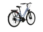 KROSS TRANS 4.0 Lady, rám 17" (M), model 2026, pneu 28", barva modrá/černá/matný - ZDARMA dopravné, seřízení, odborná montáž a koš na zadní nosič! (Záruka nejlepší ceny. Nalezli jste někde lepší cenu? Napište nám a zkusíme ji trumfnout! )