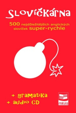Slovíčkárna - 500 nejdůležitějších anglických slovíček super-rychle + CD - Jan Cibulka