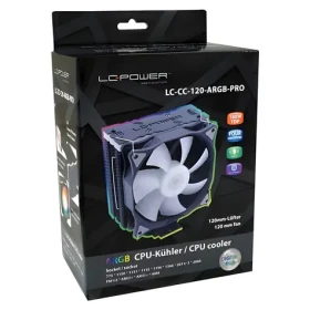 LC Power LC-CC-120-ARGB-PRO / CPU chladič / 120mm ARGB / 180W TDP / LGA 1700-775 / AM2-AM4 (LC-CC-120-ARGB-PRO)