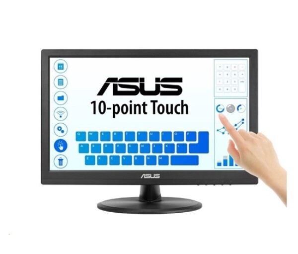 ASUS LCD 15.6" VT169HE Touch 1920x1080, IPS, Wide Viewing Angle, Frameless, Flicker free, Low Blue Light, HDMI EDF_1011161