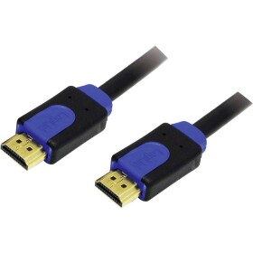 LogiLink HDMI kabel Zástrčka HDMI-A, Zástrčka HDMI-A 1.00 m černá CHB1101 4K UHD HDMI kabel