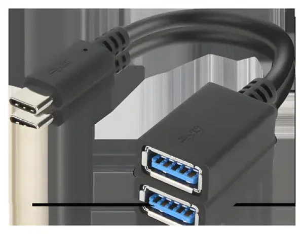 Lenovo adaptér USB-C na USB-A / Adaptér / 5 Gbit/s / černá / 0,14 m (4X90Q59481)