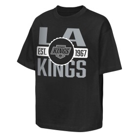 Outerstuff Dětské tričko Los Angeles Kings NHL Shot Speed Short Sleeve Elevated Velikost: Dětské S (122 – 134)