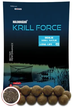 Haldorádó Boilies Krill Force Long Life 700g 20mm Krill Natur (HD32356)