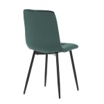 Jídelní židle, zelená, sametová látka, CT-281 GRN4
