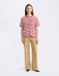 Tričko Thinking MU Tigres y Leones Milly Yarn Dyed Lucia Tee WHITE