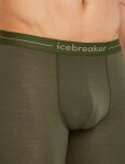 Pánské merino boxerky ICEBREAKER Mens Anatomica Long Boxers, Dark Loden velikost: M