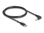 DeLock napájecí kabel USB-C - DC 4,0 x 1,7 mm 90° / Kabel / 1,5 m / černý (85665)