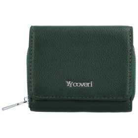 Malá dámská koženková peněženka Rossalinn, zelená
