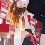 Skládací nákupní taška LOQI HENRI DE TOULOUSE-LAUTREC Jane Avril & Aristide