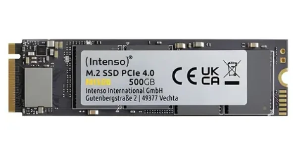 Intenso MI500 500GB / Interní SSD disk / M.2 2280 / PCIe 4.0 x4 / NVMe 1.4 (3836450)