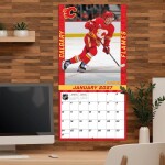 JF Turner Kalendář Calgary Flames NHL 2027 Wall Calendar