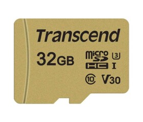 TRANSCEND MicroSDHC karta 32GB 500S, UHS-I U3 V30 + adaptér EDF_325960