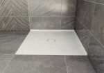 POLYSAN - MIRAI sprchová vanička z litého mramoru, obdélník 120x80x1,8cm, pravá, bílá 73178