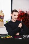 Caran d'Ache, 8902.016, ECRIDOR™ Germanier, limitovaná sada platinového kuličkového pera a koženého pouzdra, 2 ks