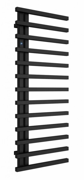 HOPA - Koupelnový radiátor DARVEL černá barva - Barva radiátoru - Černá, Rozměr radiátoru - 500 × 1230 mm, výkon 508 W, Typ připojení - Spodní 50 mm RADDAV501231