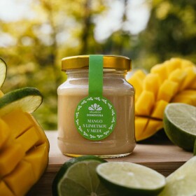 Včelařství Domovina Mango s limetkou v medu Hmotnost: 170 g