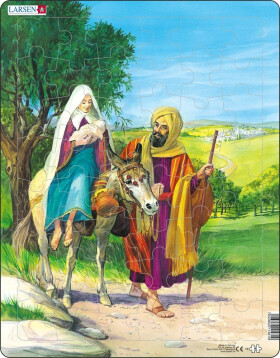 Puzzle MAXI - BIBLE - Cesta do Egypta/48 dílků - Larsen