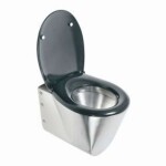 SANELA - Nerezová WC Závěsné WC, antivandal, nerez SLWN 04