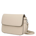 Moderní dámská koženková crossbody kabelka Mirona, krémová