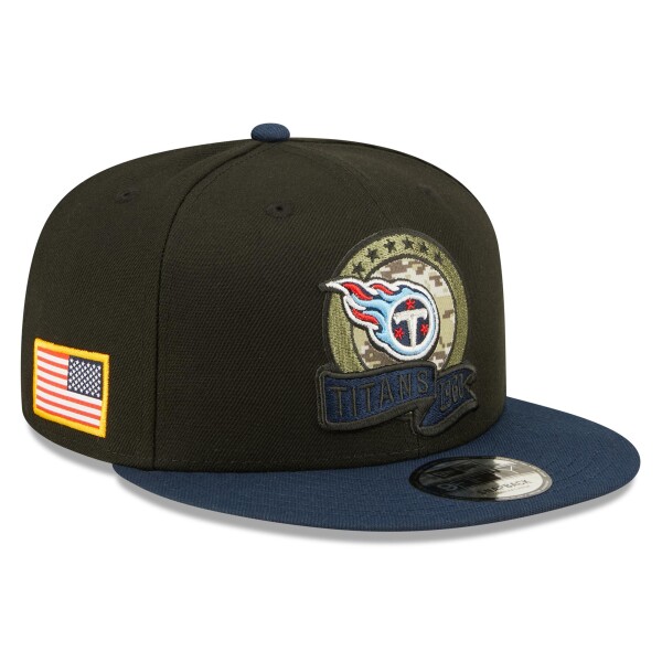 New Era Pánská kšiltovka Tennessee Titans NFL 2022 On-Field Salute to Service 9FIFTY Snapback Velikost: S/M