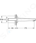 GROHE - Euroeco Vanová vpusť, chrom 13471001