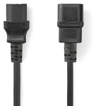 Nedis Napájecí kabel IEC-320-C14 - C13 černá / Napájecí kabel / 2 m / Poniklované / PVC (CEGP10500BK20)
