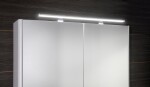 SAPHO - LUCIE galerka s LED osvětlením, 106x70x17cm, bílá LU105-0030