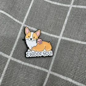 Pinarna.cz Pejsek s růžičkou - I woof you / Hafíkuji tě