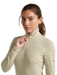 ICEBREAKER Wmns Merino 260 Tech Vertex LS Half Zip AlpGeo, Undyed/Cumin/J (vzorek) velikost: S